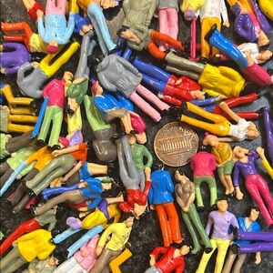 Colorful Miniature People Figures Set